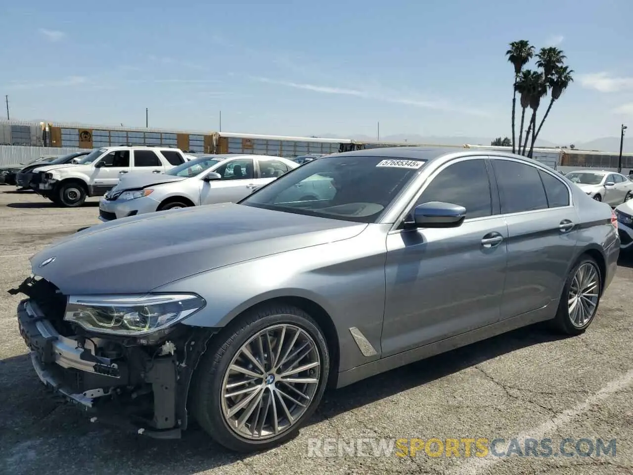 1 Photograph of a damaged car WBAJE5C58KWW31912 BMW 5 SERIES 2019