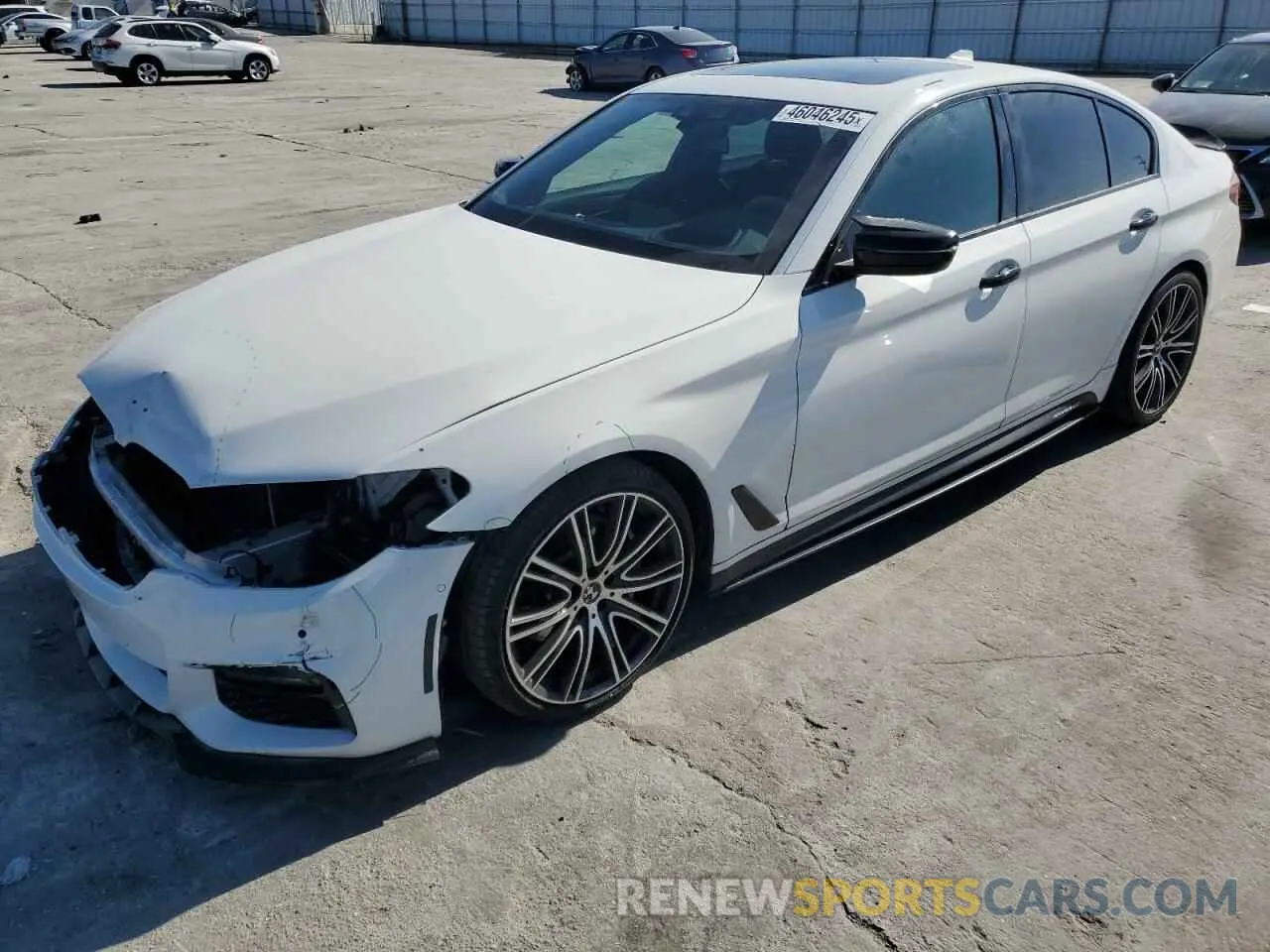 1 Photograph of a damaged car WBAJE5C59KWW08932 BMW 5 SERIES 2019