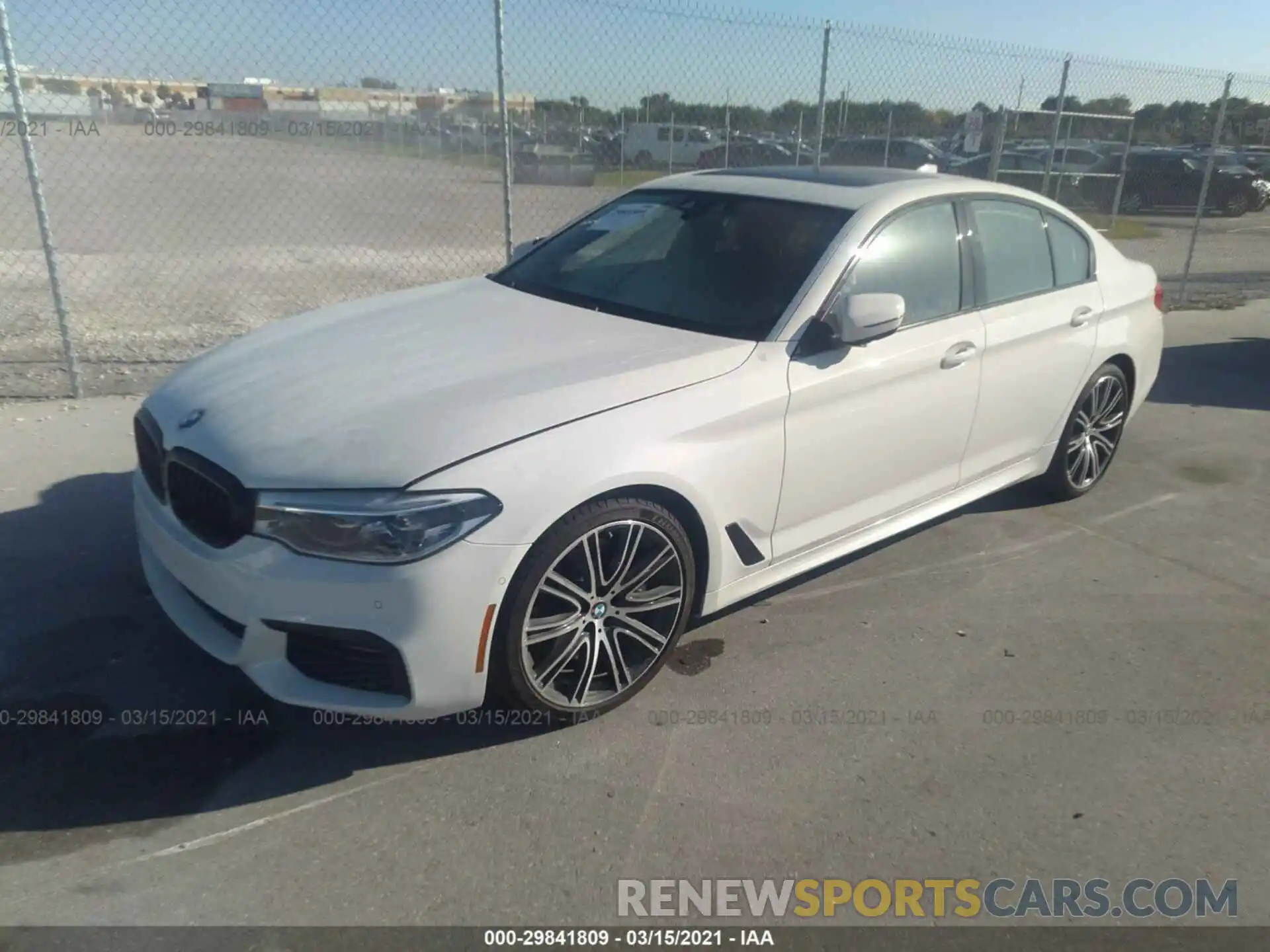 2 Photograph of a damaged car WBAJE5C59KWW09823 BMW 5 SERIES 2019