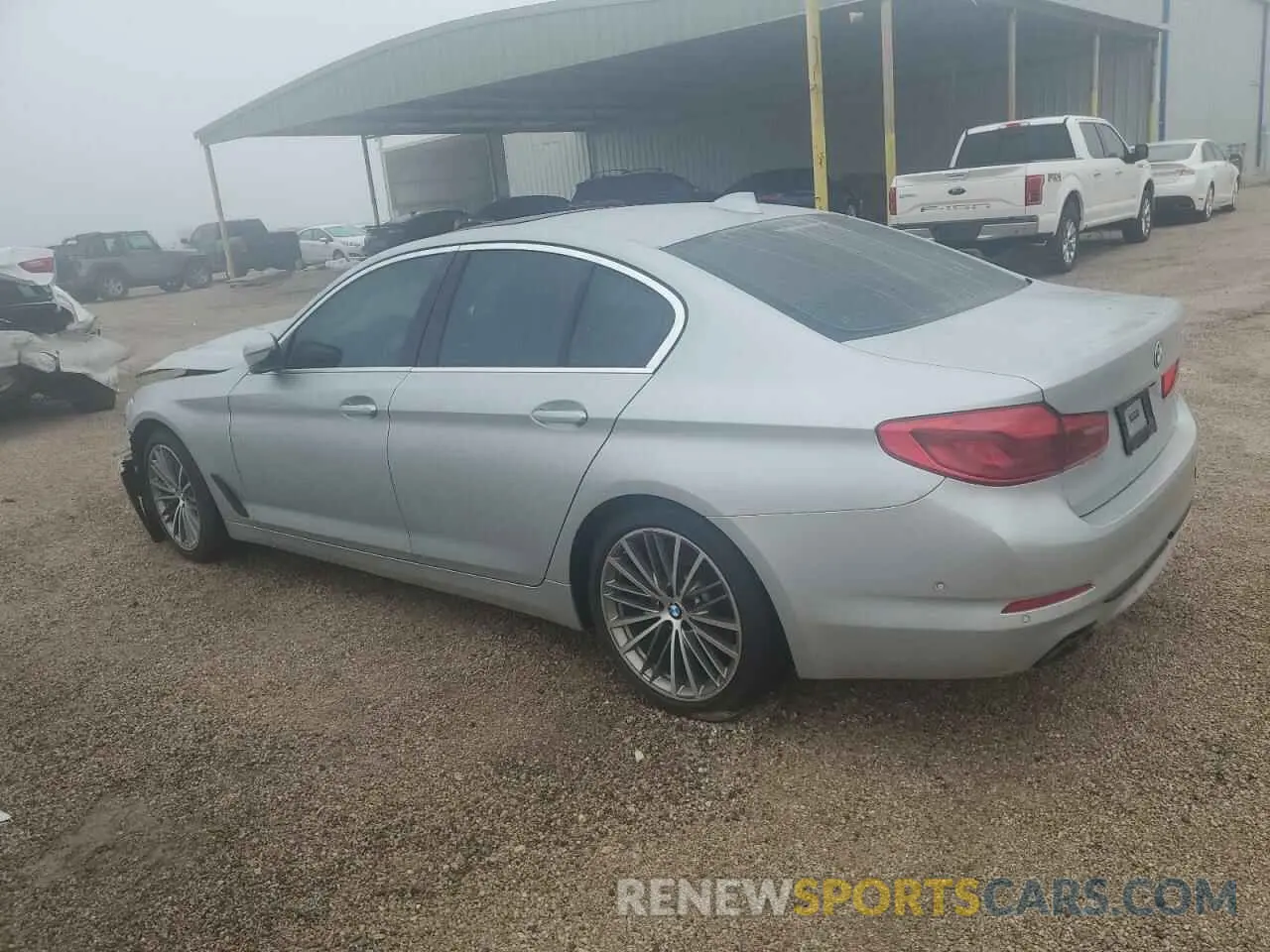 2 Photograph of a damaged car WBAJE5C59KWW12186 BMW 5 SERIES 2019