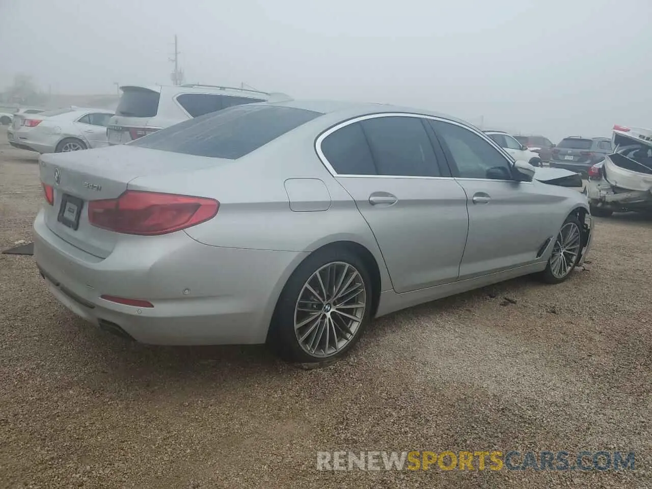 3 Photograph of a damaged car WBAJE5C59KWW12186 BMW 5 SERIES 2019