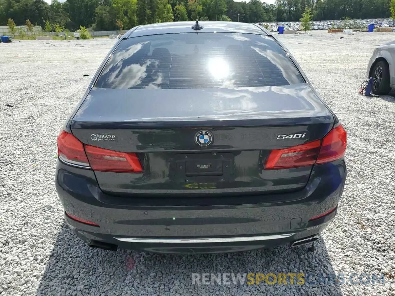 6 Photograph of a damaged car WBAJE5C59KWW22328 BMW 5 SERIES 2019