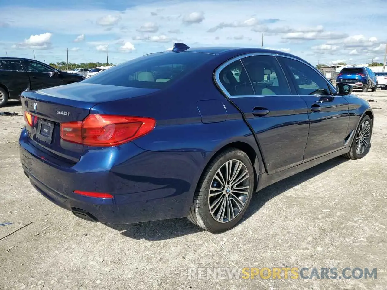 3 Photograph of a damaged car WBAJE5C5XKBM76738 BMW 5 SERIES 2019