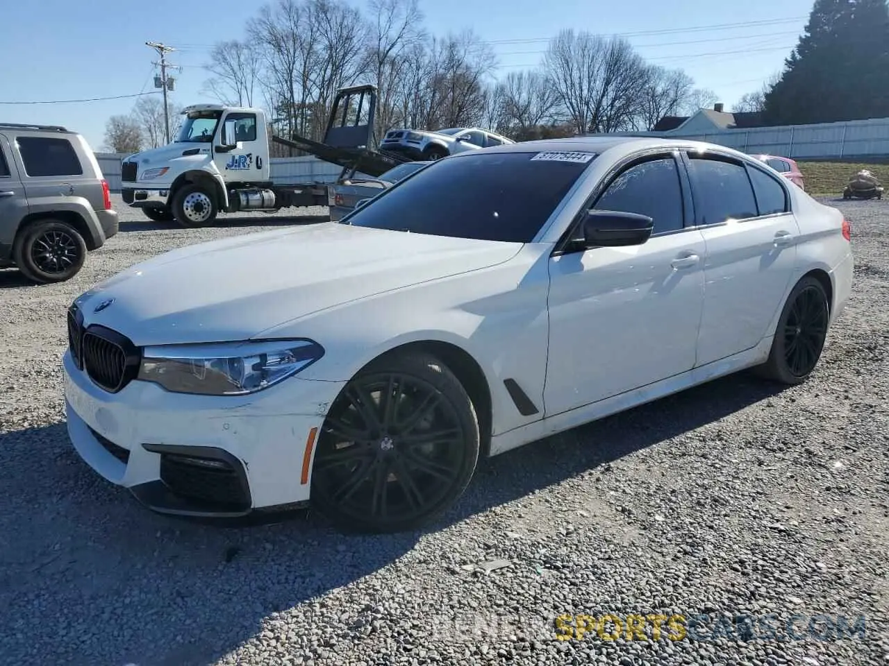 1 Photograph of a damaged car WBAJE5C5XKWA98674 BMW 5 SERIES 2019