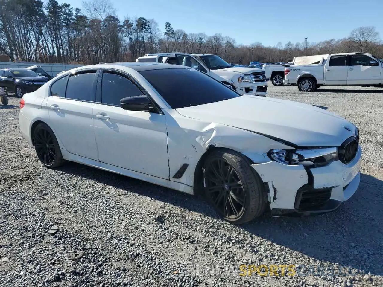 4 Photograph of a damaged car WBAJE5C5XKWA98674 BMW 5 SERIES 2019