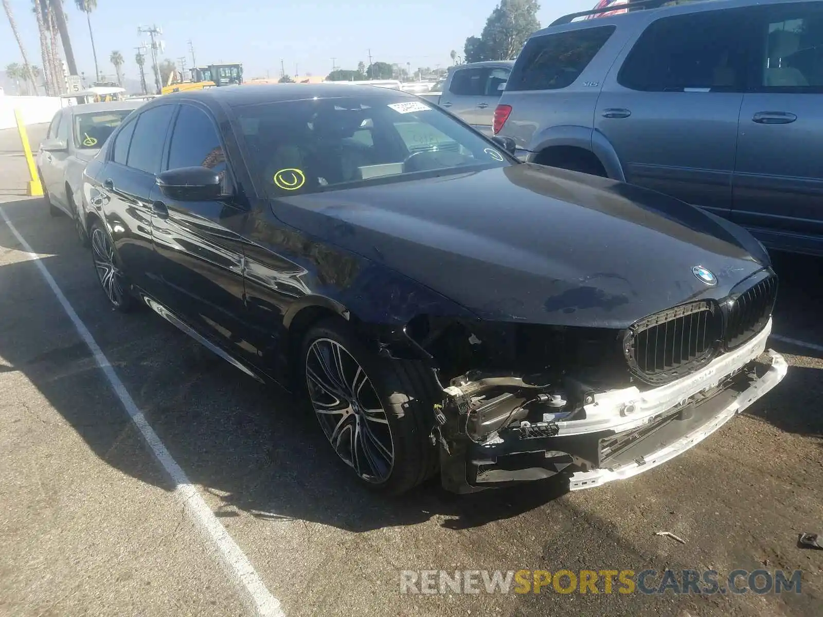 1 Photograph of a damaged car WBAJE5C5XKWW19549 BMW 5 SERIES 2019