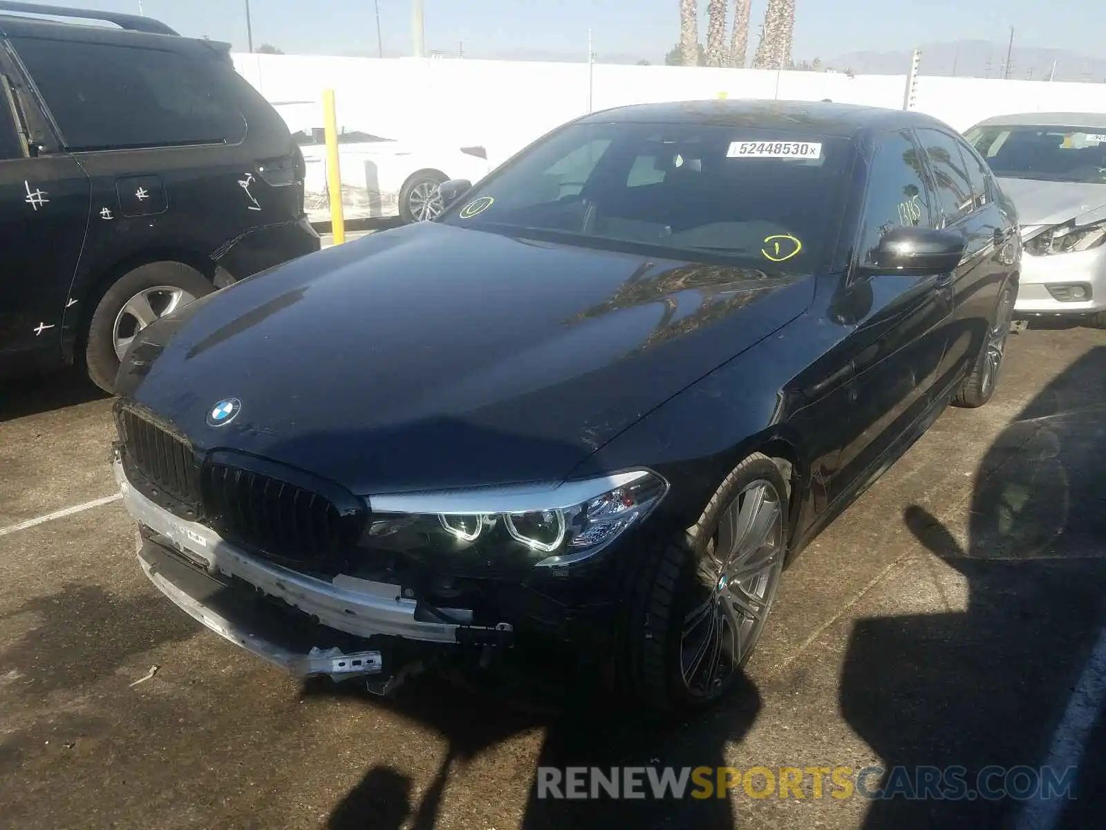 2 Photograph of a damaged car WBAJE5C5XKWW19549 BMW 5 SERIES 2019