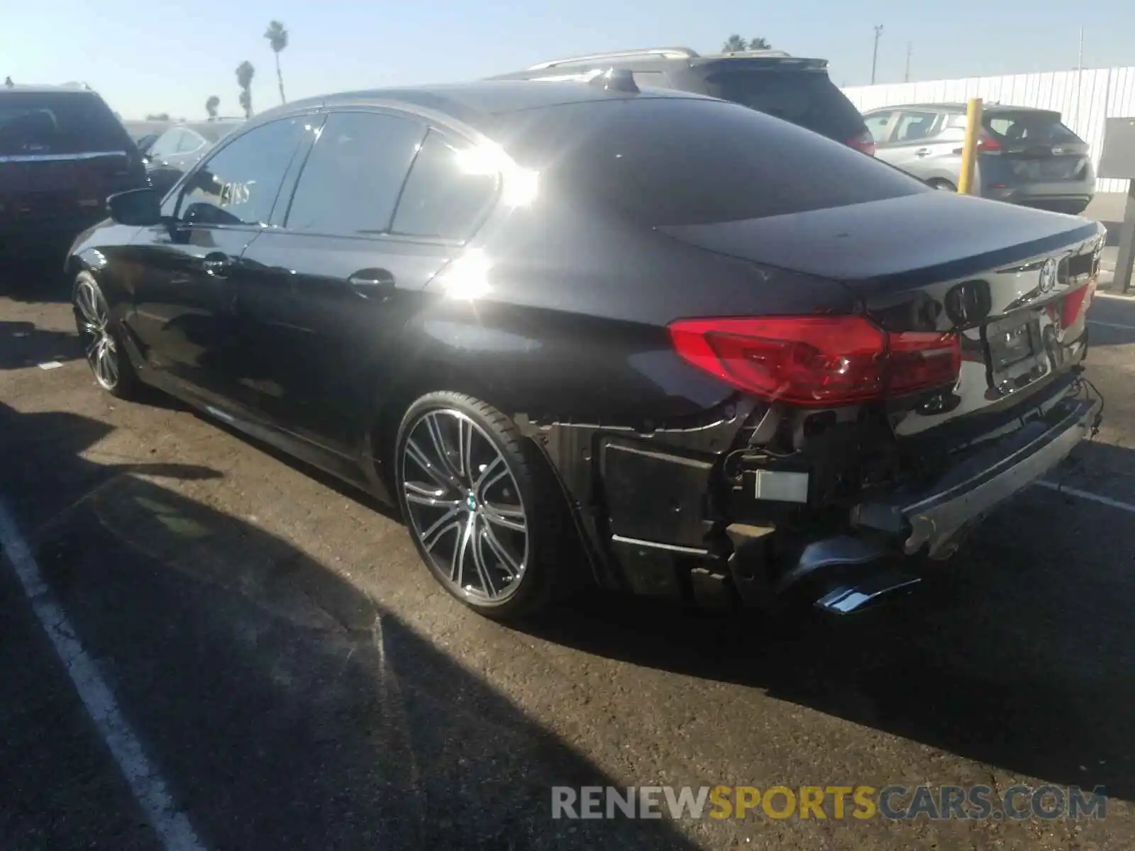 3 Photograph of a damaged car WBAJE5C5XKWW19549 BMW 5 SERIES 2019