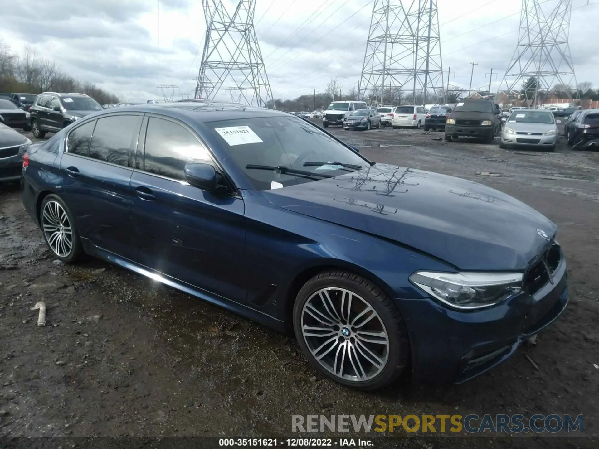 1 Photograph of a damaged car WBAJE7C51KWW06278 BMW 5 SERIES 2019