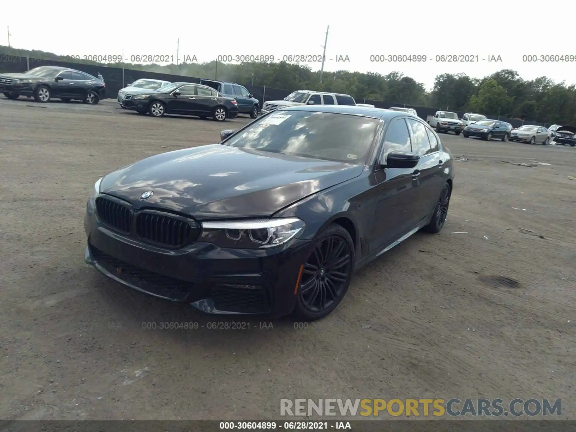 2 Photograph of a damaged car WBAJE7C52KWD55368 BMW 5 SERIES 2019