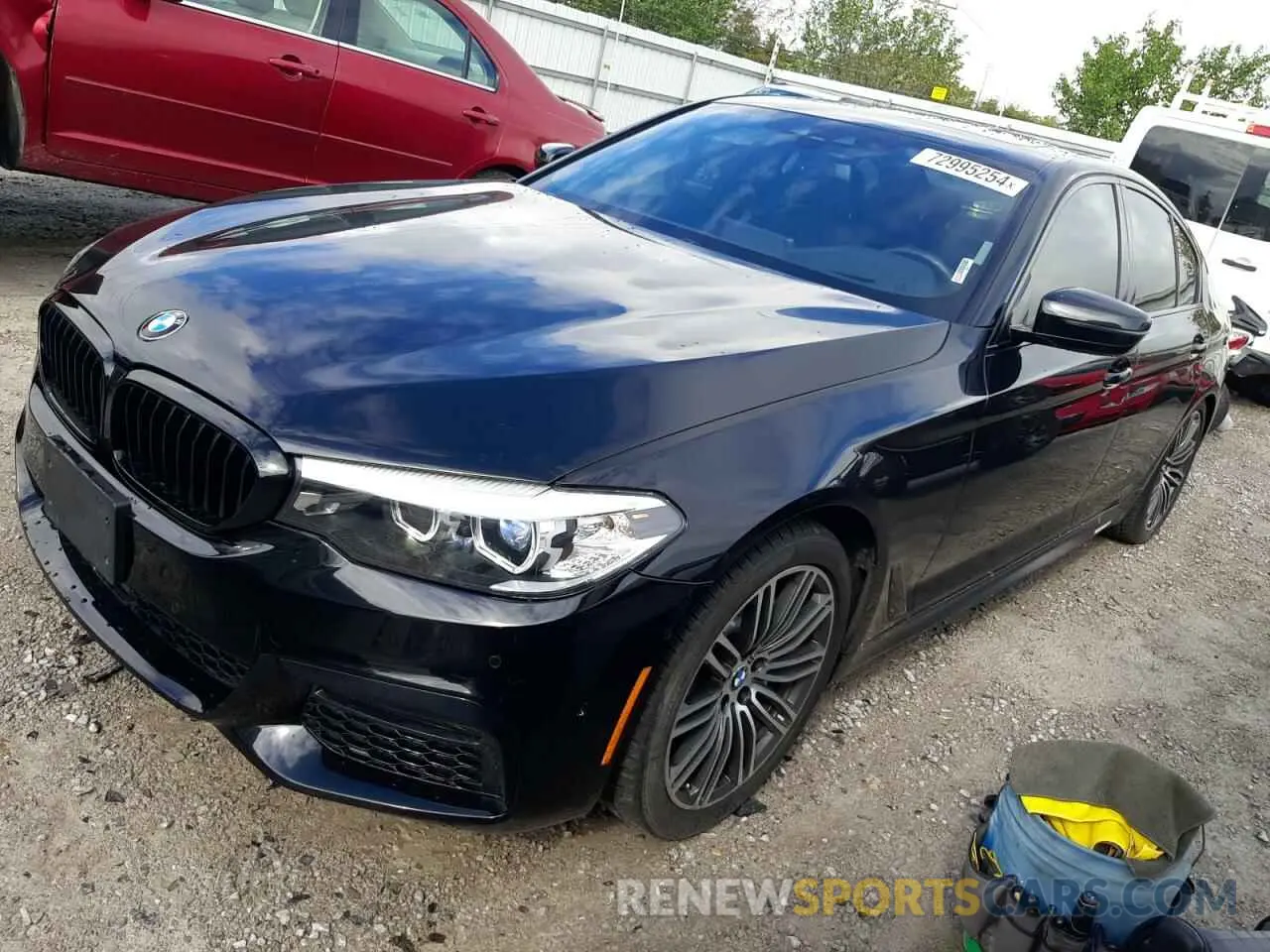 1 Photograph of a damaged car WBAJE7C53KWW12163 BMW 5 SERIES 2019