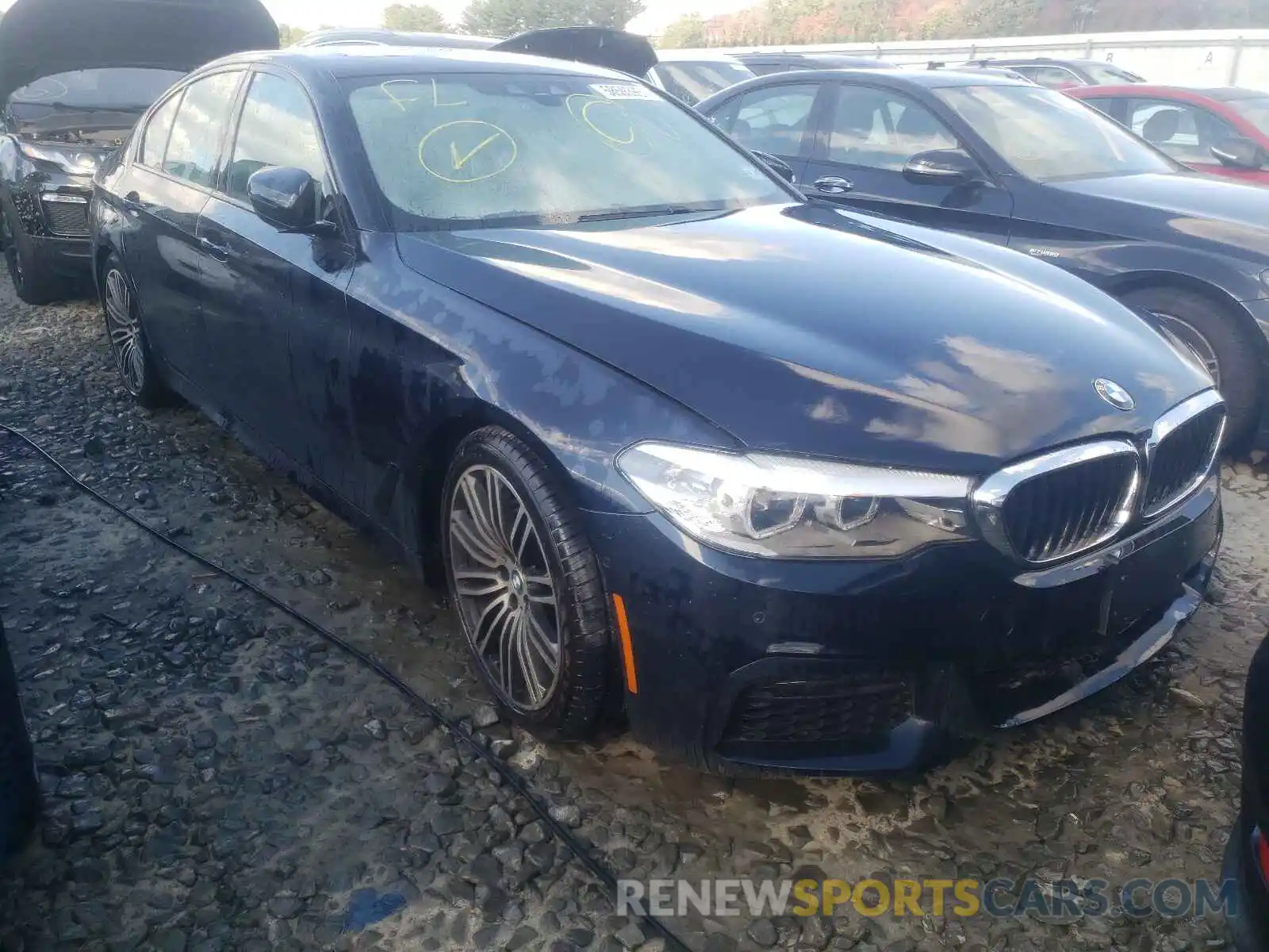 1 Photograph of a damaged car WBAJE7C53KWW36544 BMW 5 SERIES 2019