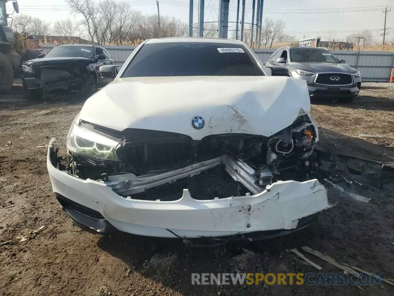 5 Photograph of a damaged car WBAJE7C54KWD55176 BMW 5 SERIES 2019