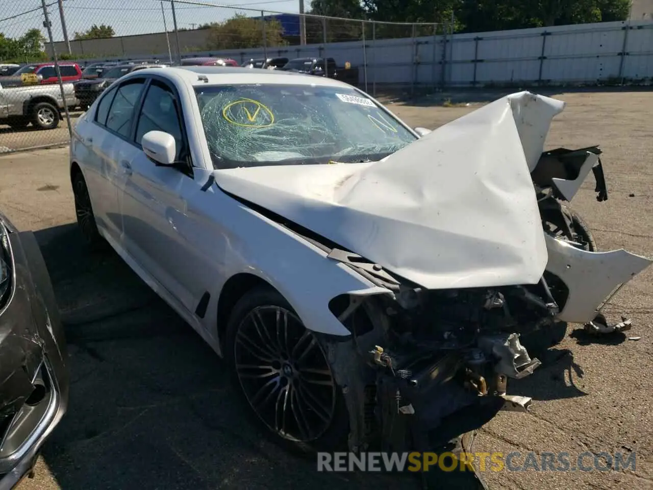 1 Photograph of a damaged car WBAJE7C54KWW13693 BMW 5 SERIES 2019