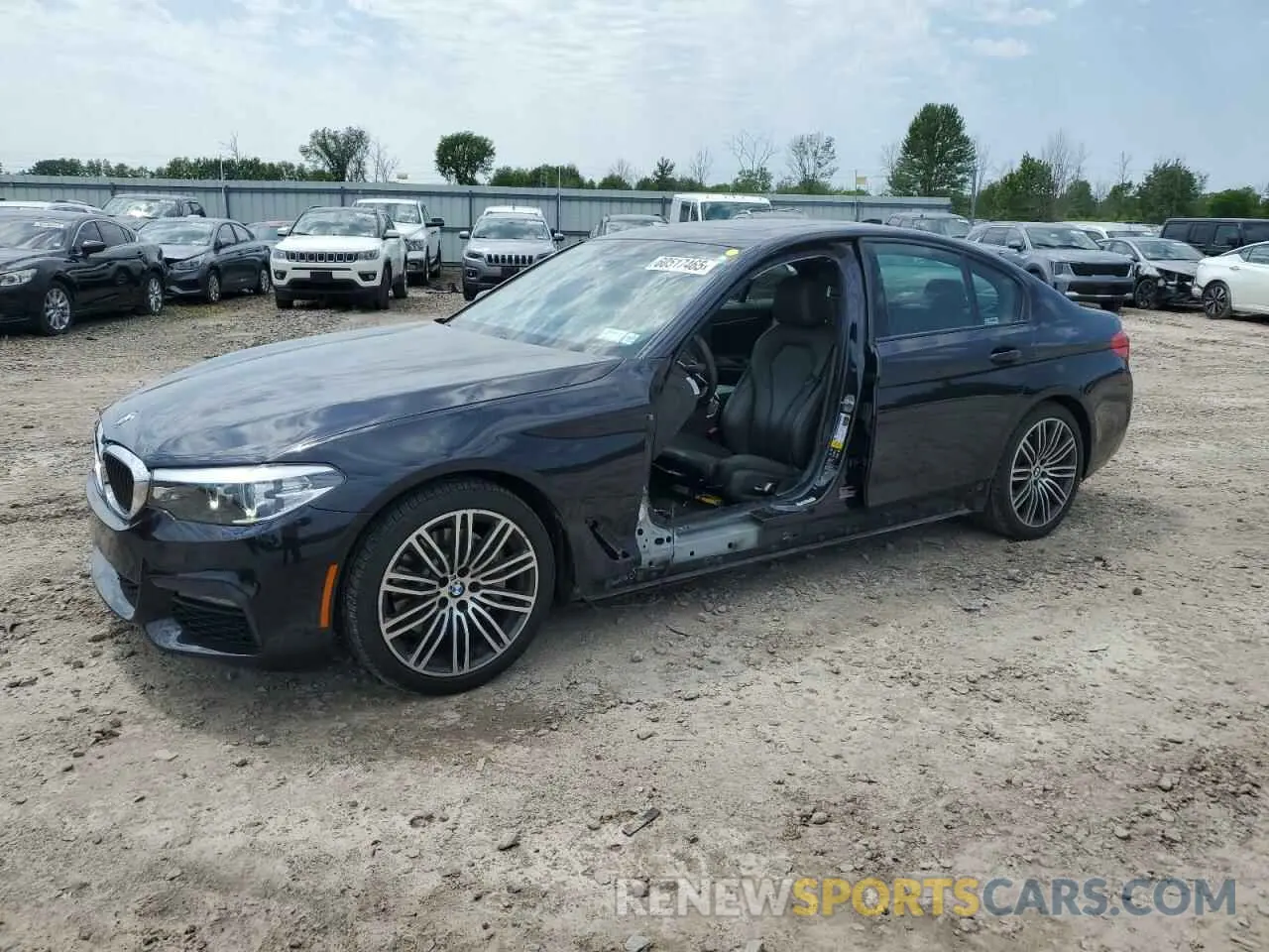 1 Photograph of a damaged car WBAJE7C55KWD55834 BMW 5 SERIES 2019