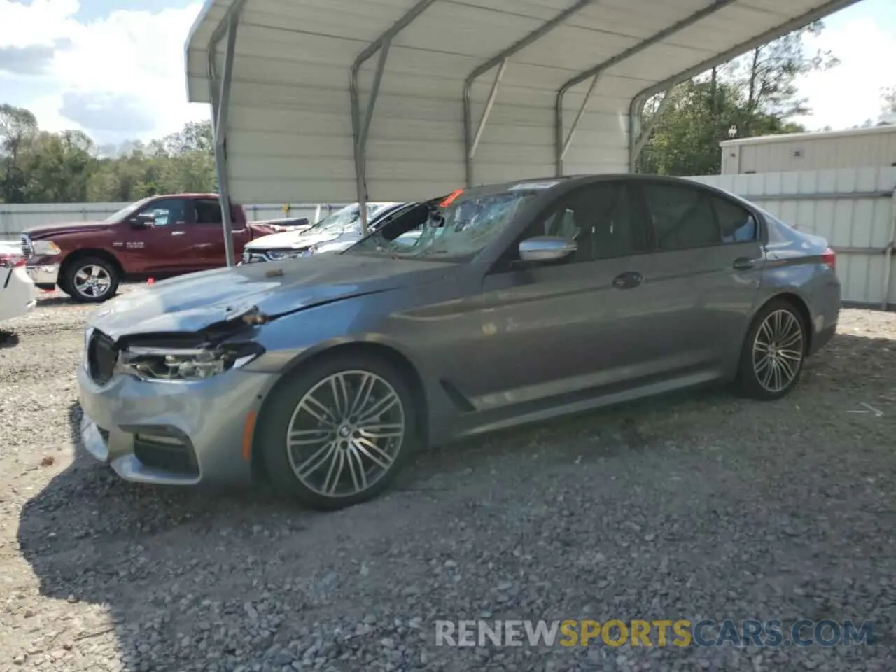 1 Photograph of a damaged car WBAJE7C55KWW18272 BMW 5 SERIES 2019