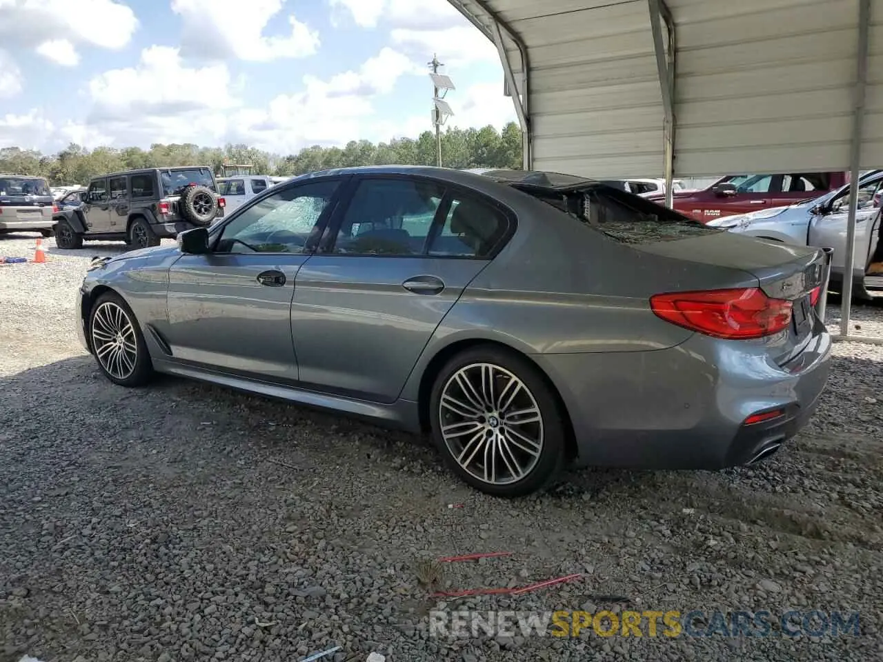 2 Photograph of a damaged car WBAJE7C55KWW18272 BMW 5 SERIES 2019