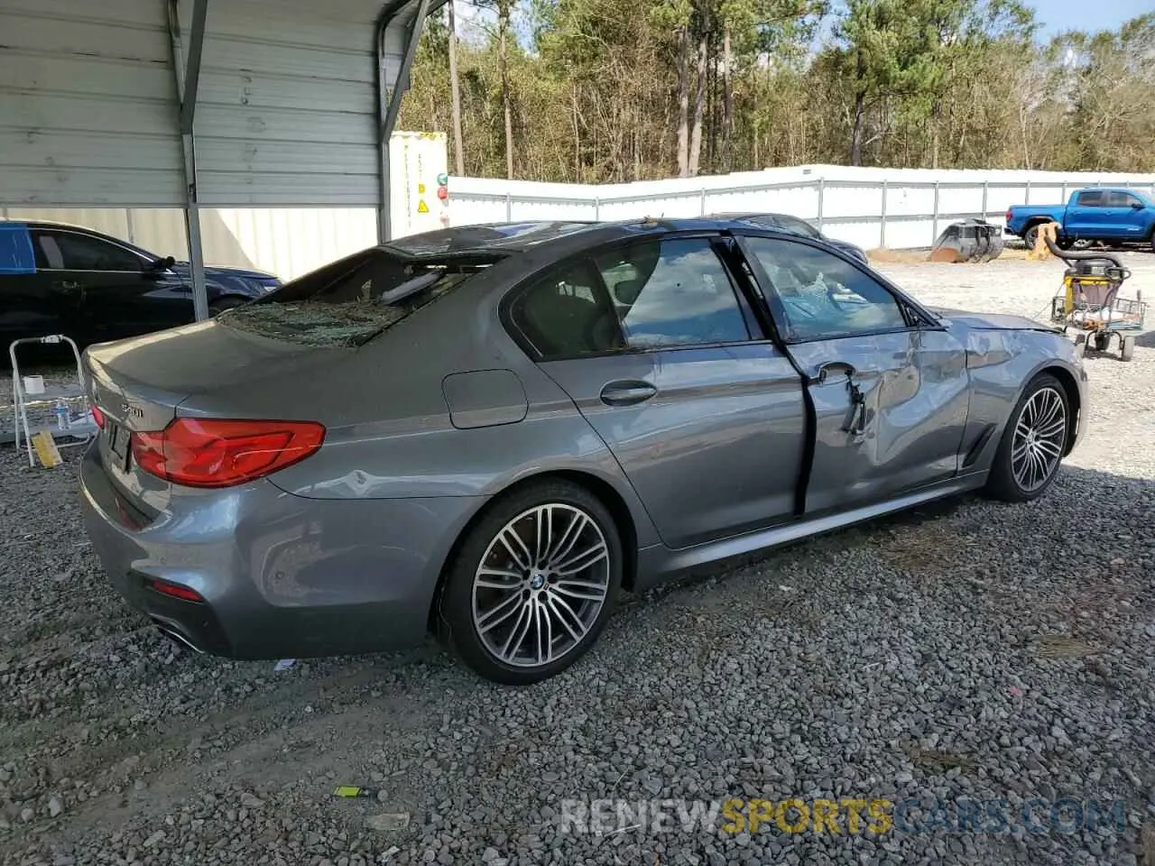 3 Photograph of a damaged car WBAJE7C55KWW18272 BMW 5 SERIES 2019