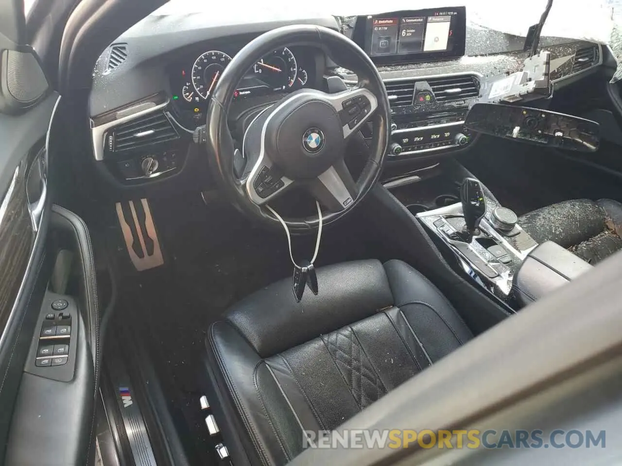8 Photograph of a damaged car WBAJE7C55KWW18272 BMW 5 SERIES 2019