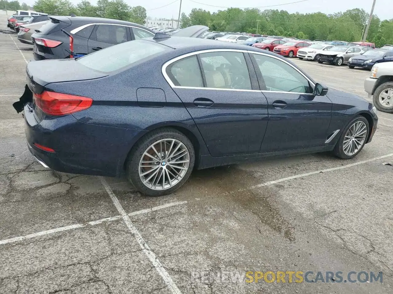 3 Photograph of a damaged car WBAJE7C55KWW20474 BMW 5 SERIES 2019