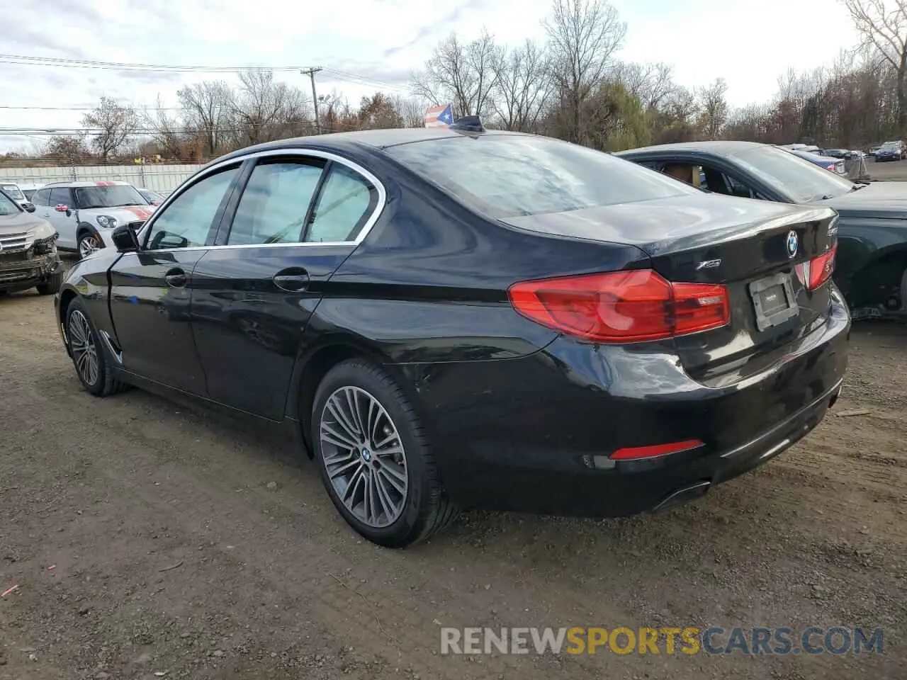 2 Photograph of a damaged car WBAJE7C59KWW22616 BMW 5 SERIES 2019