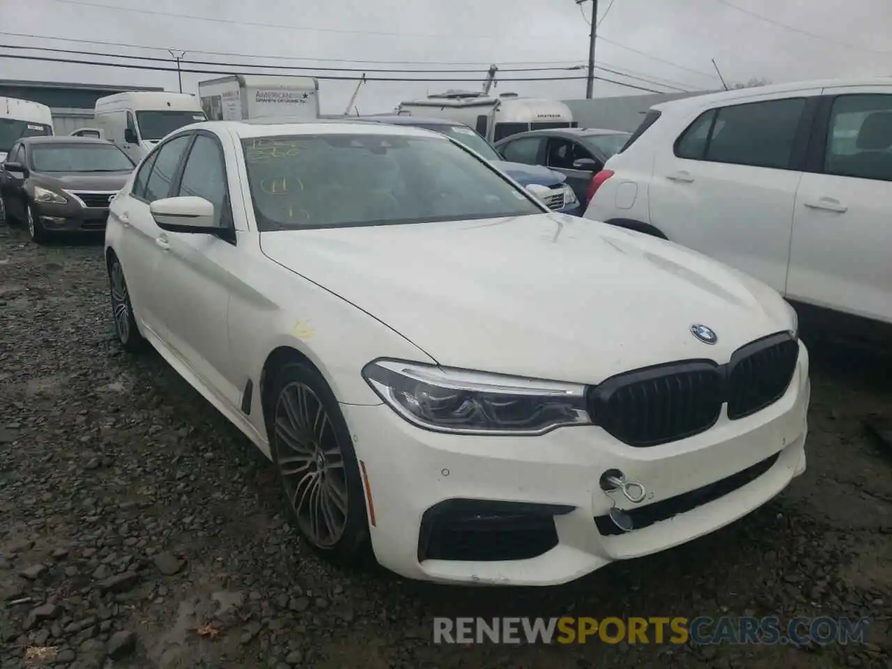 1 Photograph of a damaged car WBAJE7C5XKWW08207 BMW 5 SERIES 2019