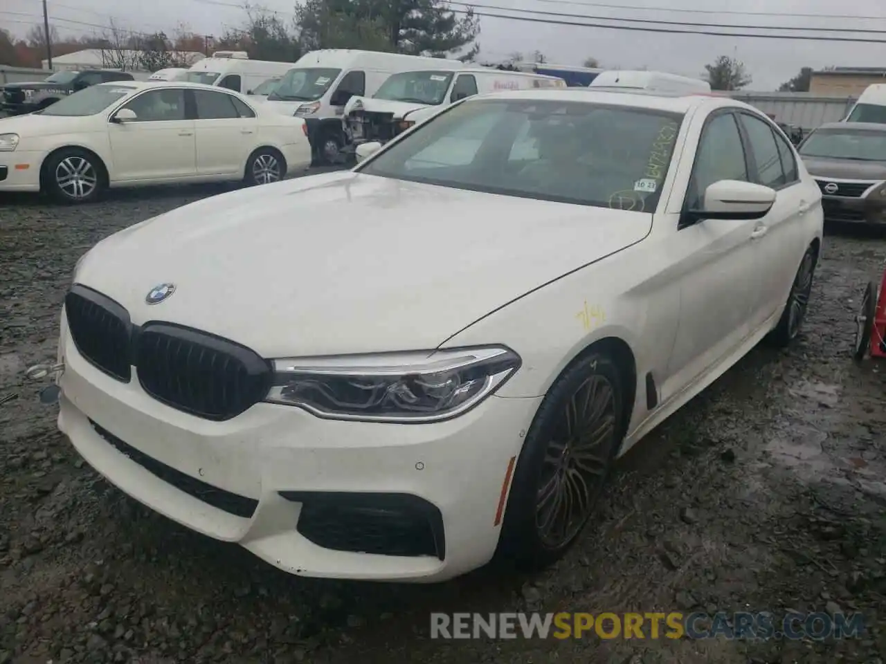 2 Photograph of a damaged car WBAJE7C5XKWW08207 BMW 5 SERIES 2019