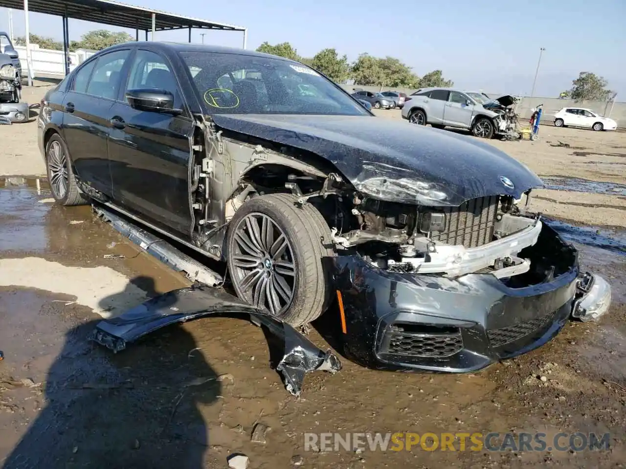 1 Photograph of a damaged car WBAJA9C01LCD39810 BMW 5 SERIES 2020