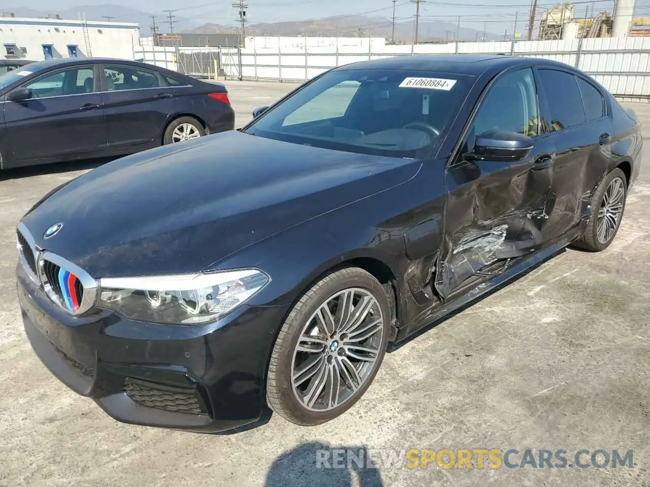 1 Photograph of a damaged car WBAJA9C07LCE29639 BMW 5 SERIES 2020
