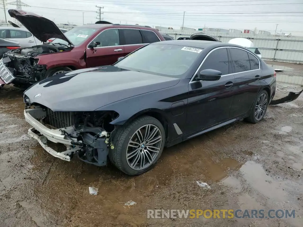 1 Photograph of a damaged car WBAJB1C04LCD27469 BMW 5 SERIES 2020