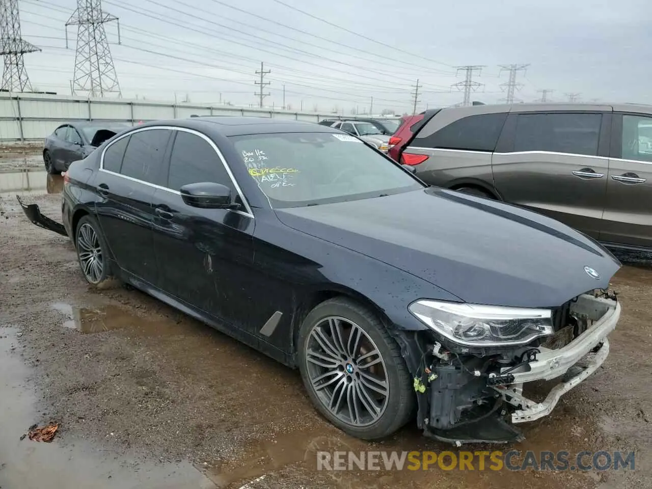 4 Photograph of a damaged car WBAJB1C04LCD27469 BMW 5 SERIES 2020