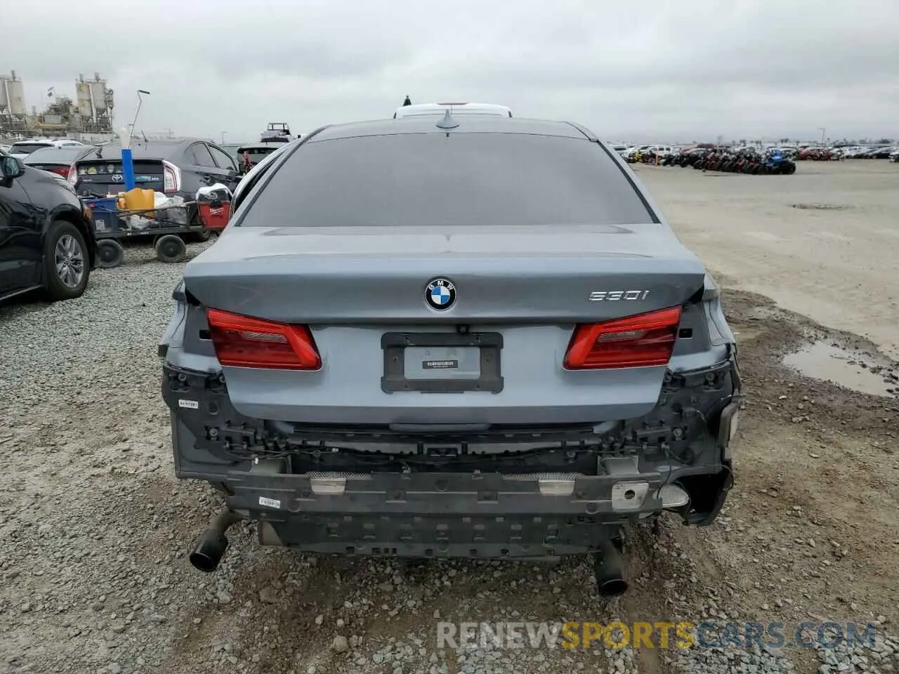 6 Photograph of a damaged car WBAJR3C02LCE55006 BMW 5 SERIES 2020