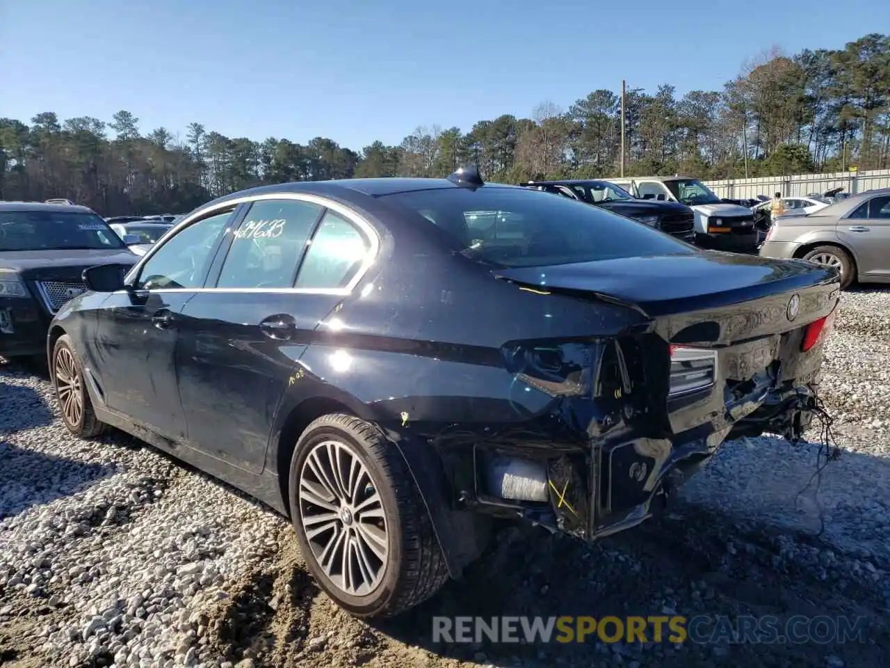 3 Photograph of a damaged car WBAJR3C03LCD67484 BMW 5 SERIES 2020