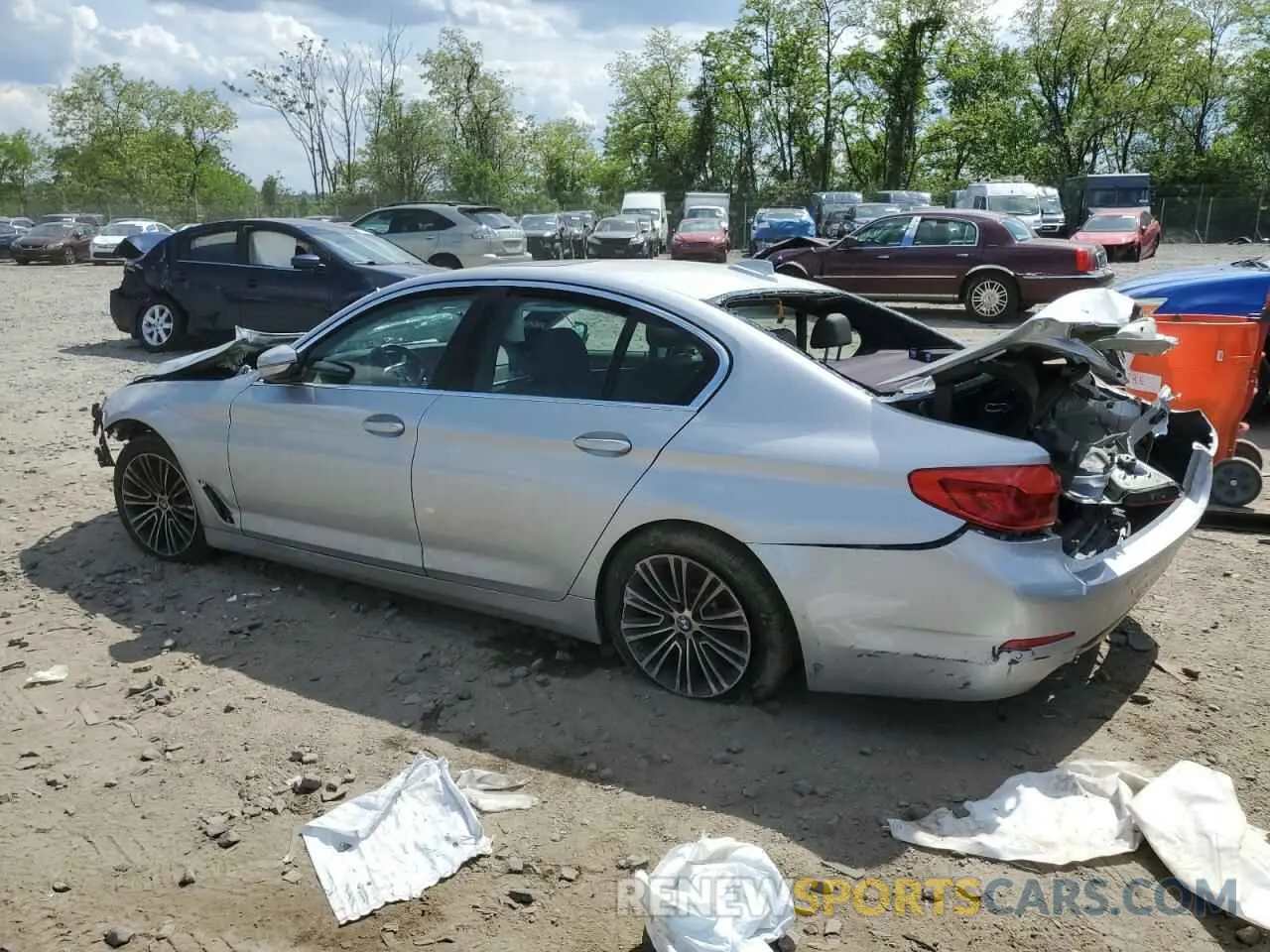 2 Photograph of a damaged car WBAJR3C06LWW60422 BMW 5 SERIES 2020