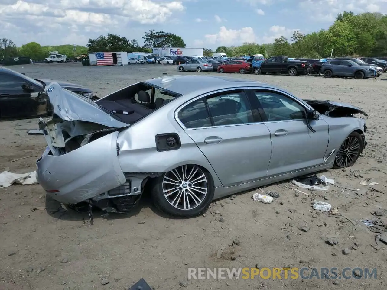 3 Photograph of a damaged car WBAJR3C06LWW60422 BMW 5 SERIES 2020