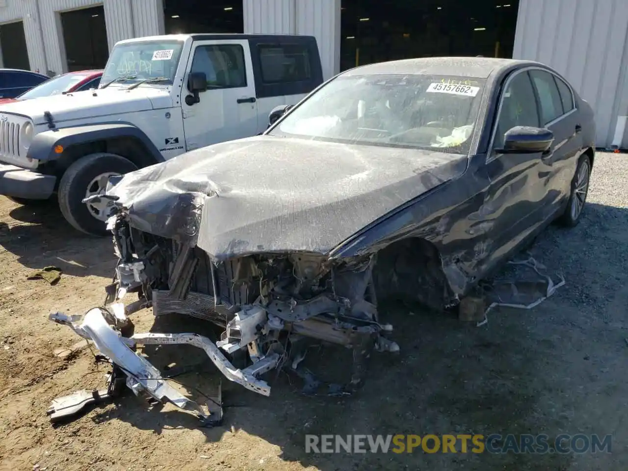 2 Photograph of a damaged car WBAJR3C09LWW63525 BMW 5 SERIES 2020