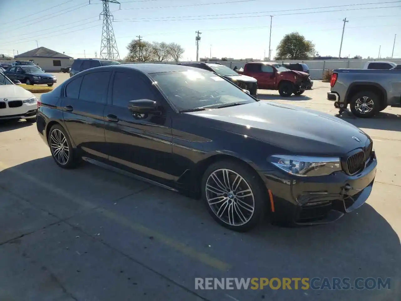 4 Photograph of a damaged car WBAJR3C09LWW79238 BMW 5 SERIES 2020