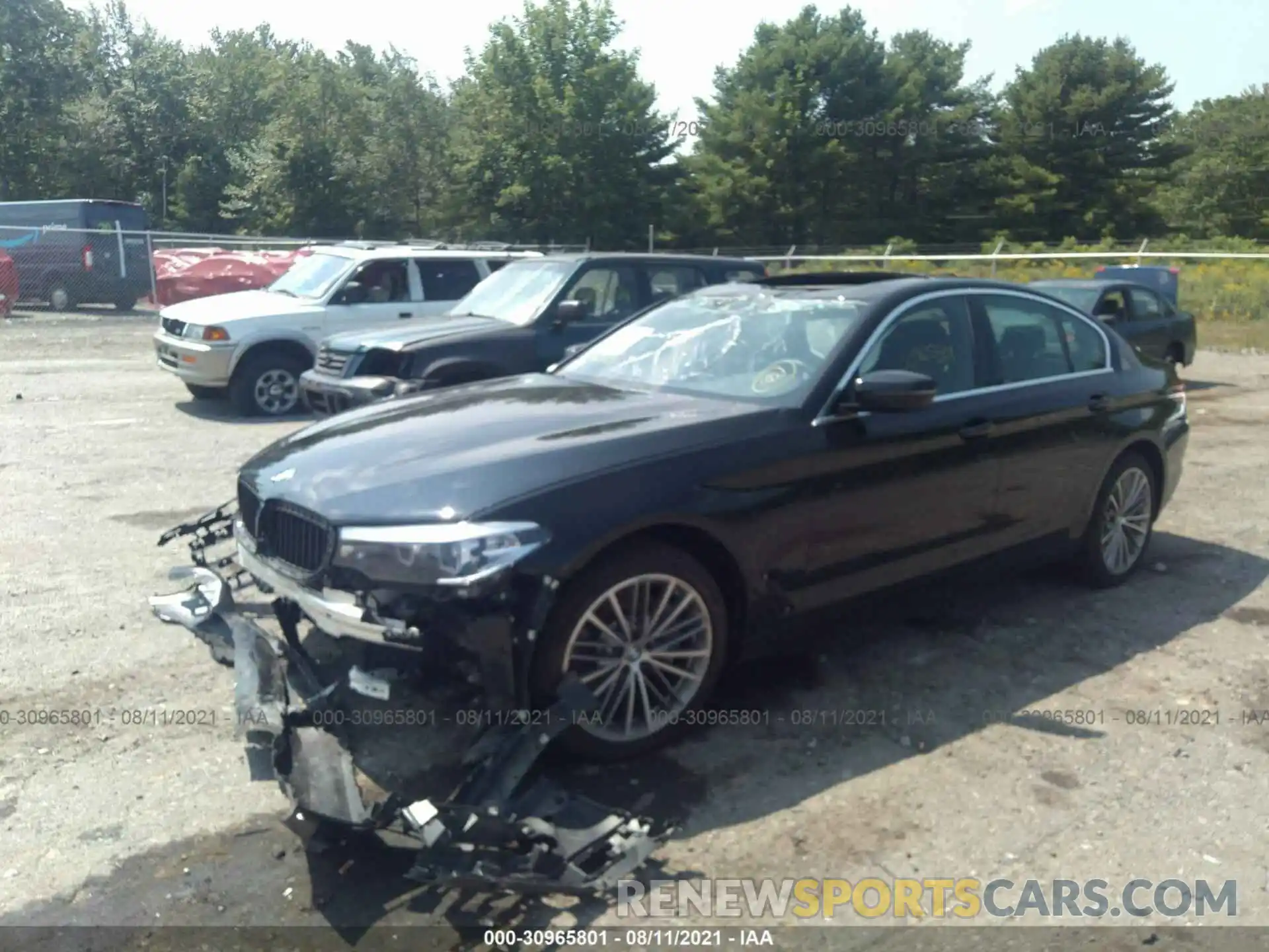 2 Photograph of a damaged car WBAJR7C02LCE55109 BMW 5 SERIES 2020