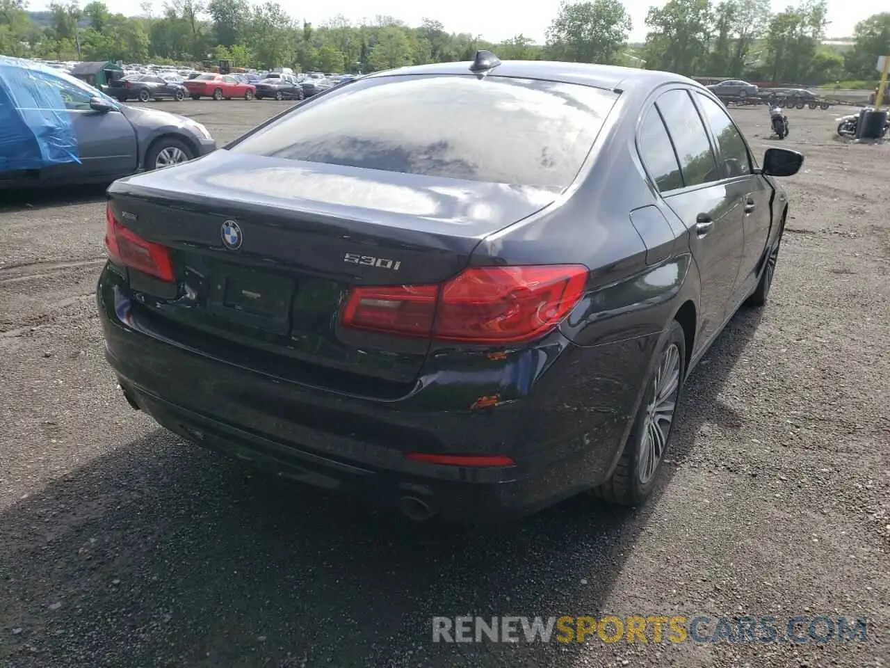 4 Photograph of a damaged car WBAJR7C04LWW74858 BMW 5 SERIES 2020