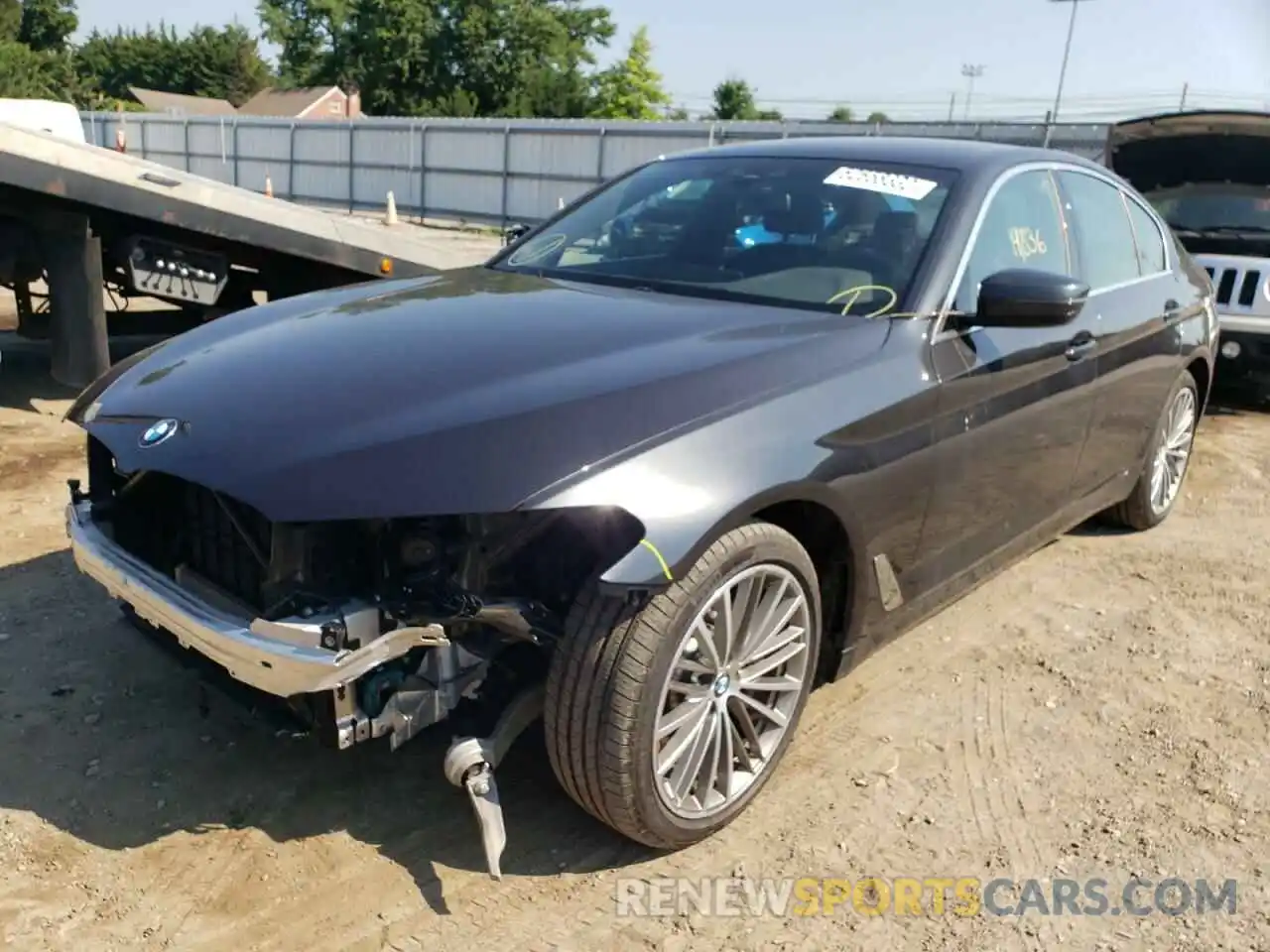 2 Photograph of a damaged car WBAJR7C05LWW79969 BMW 5 SERIES 2020