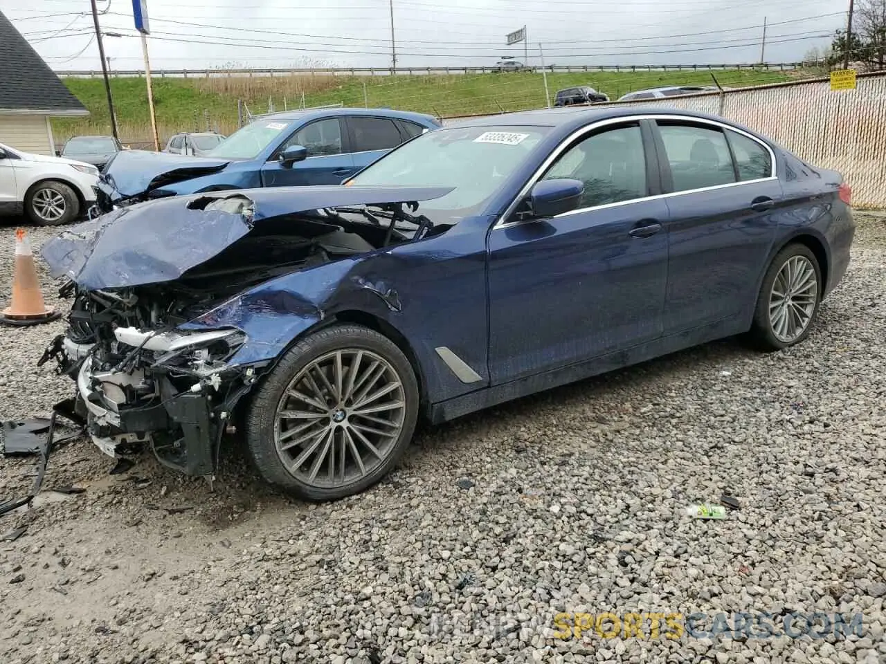 1 Photograph of a damaged car WBAJR7C08LCE56894 BMW 5 SERIES 2020