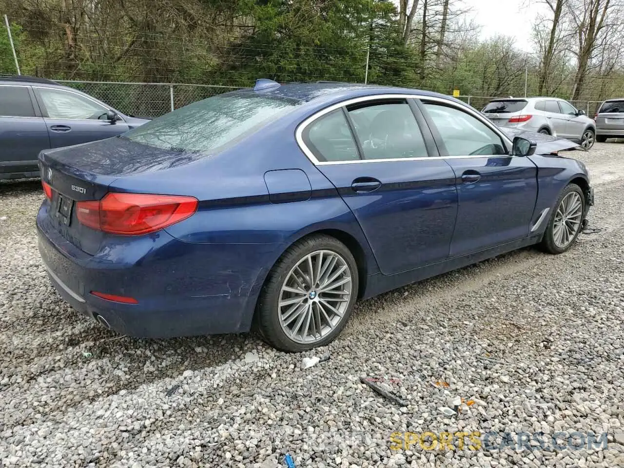 3 Photograph of a damaged car WBAJR7C08LCE56894 BMW 5 SERIES 2020