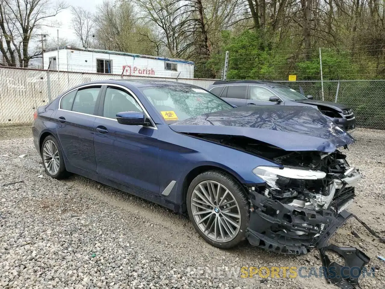 4 Photograph of a damaged car WBAJR7C08LCE56894 BMW 5 SERIES 2020