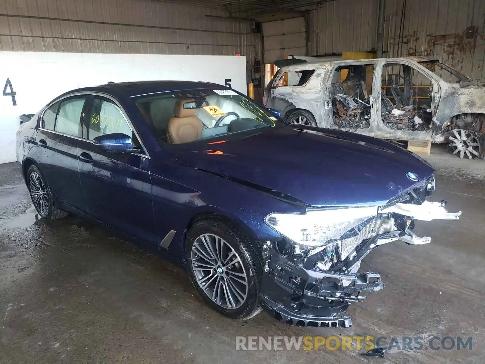 1 Photograph of a damaged car WBAJR7C09LWW68506 BMW 5 SERIES 2020