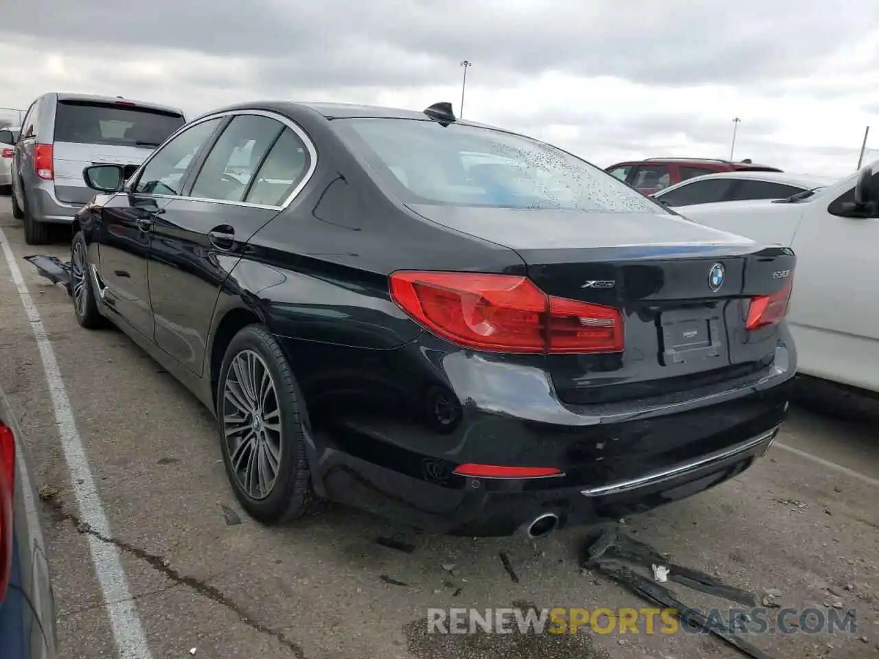 2 Photograph of a damaged car WBAJR7C0XLCD60832 BMW 5 SERIES 2020