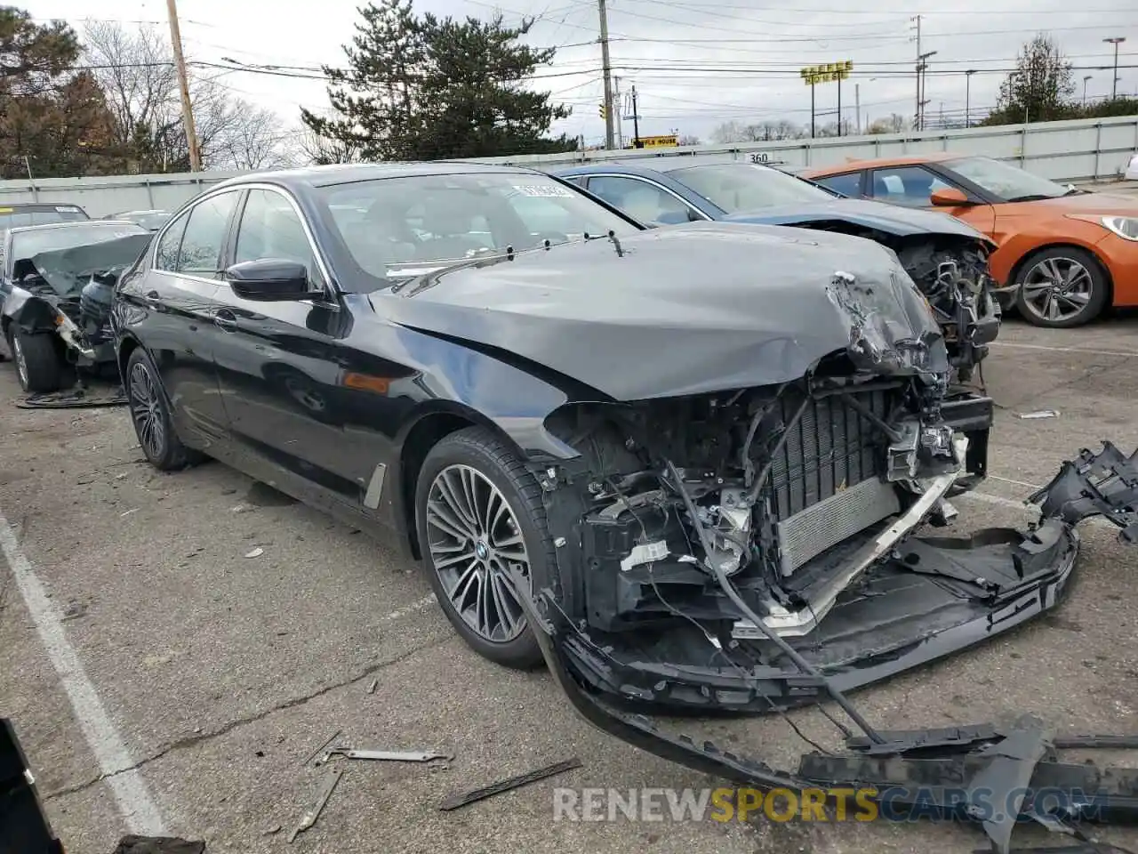 4 Photograph of a damaged car WBAJR7C0XLCD60832 BMW 5 SERIES 2020