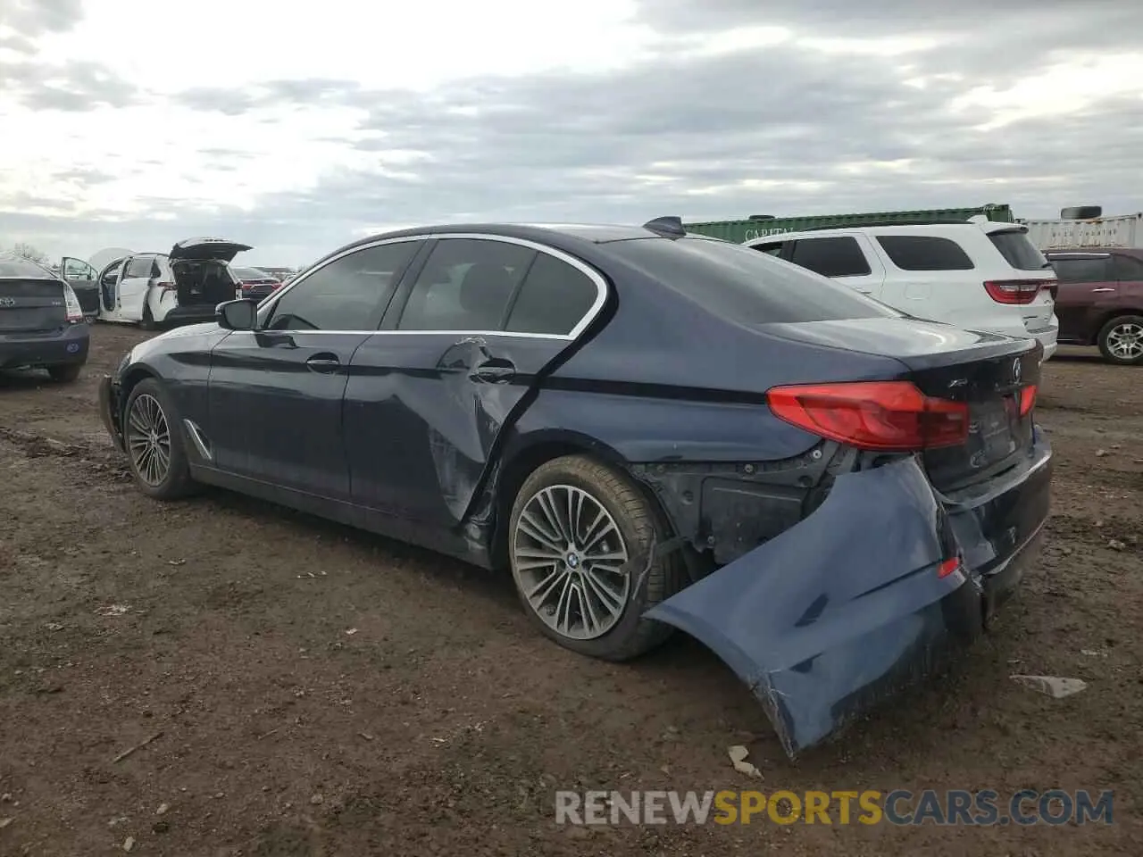 2 Photograph of a damaged car WBAJR7C0XLCE48697 BMW 5 SERIES 2020