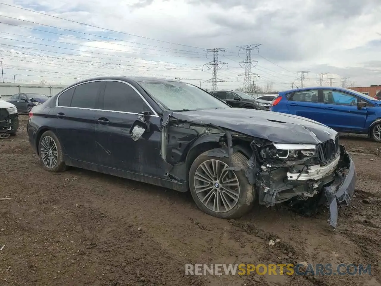 4 Photograph of a damaged car WBAJR7C0XLCE48697 BMW 5 SERIES 2020