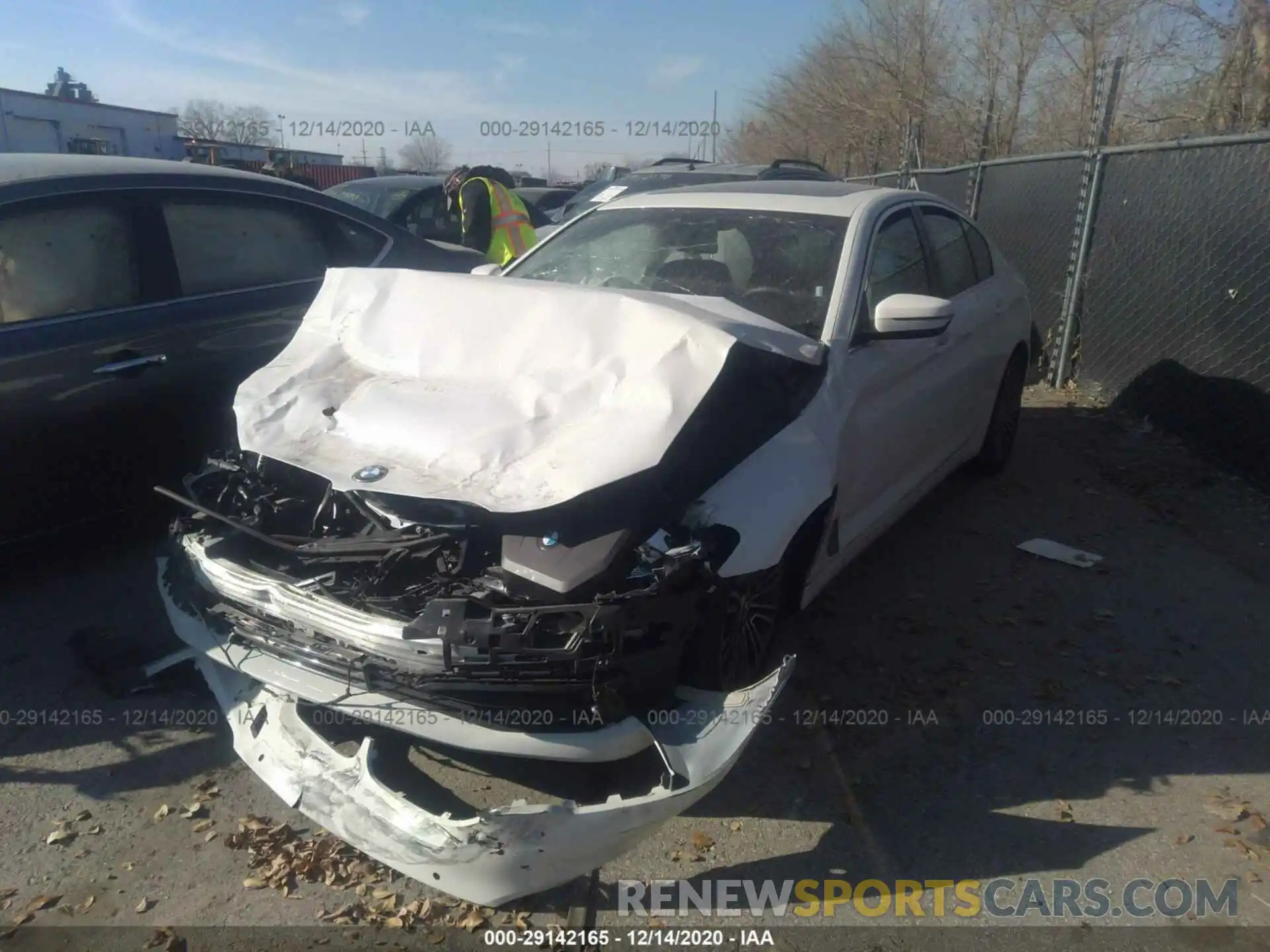 2 Photograph of a damaged car WBAJR7C0XLWW64657 BMW 5 SERIES 2020