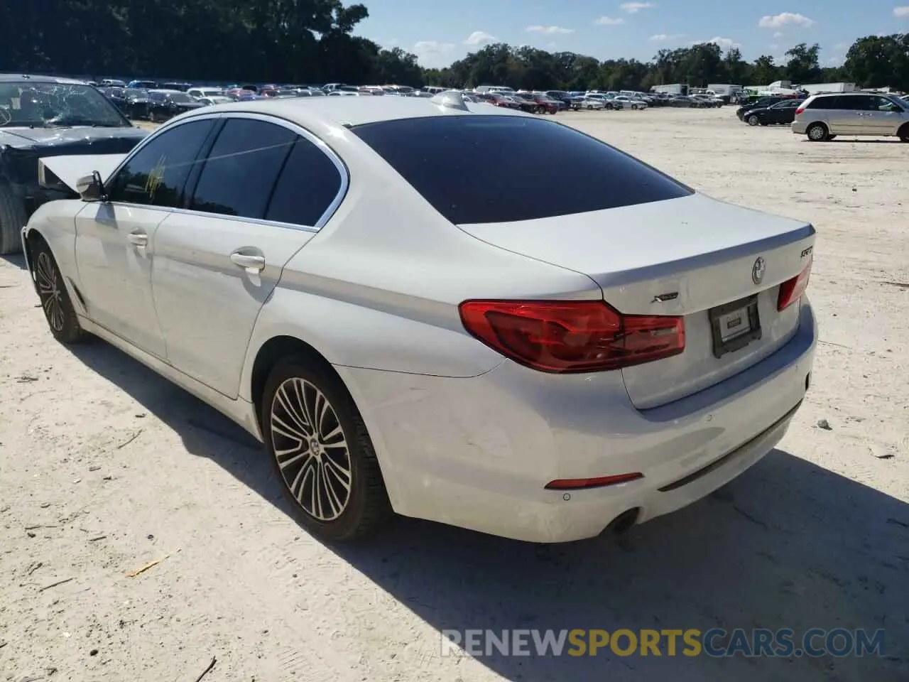 3 Photograph of a damaged car WBAJR7C0XLWW64660 BMW 5 SERIES 2020